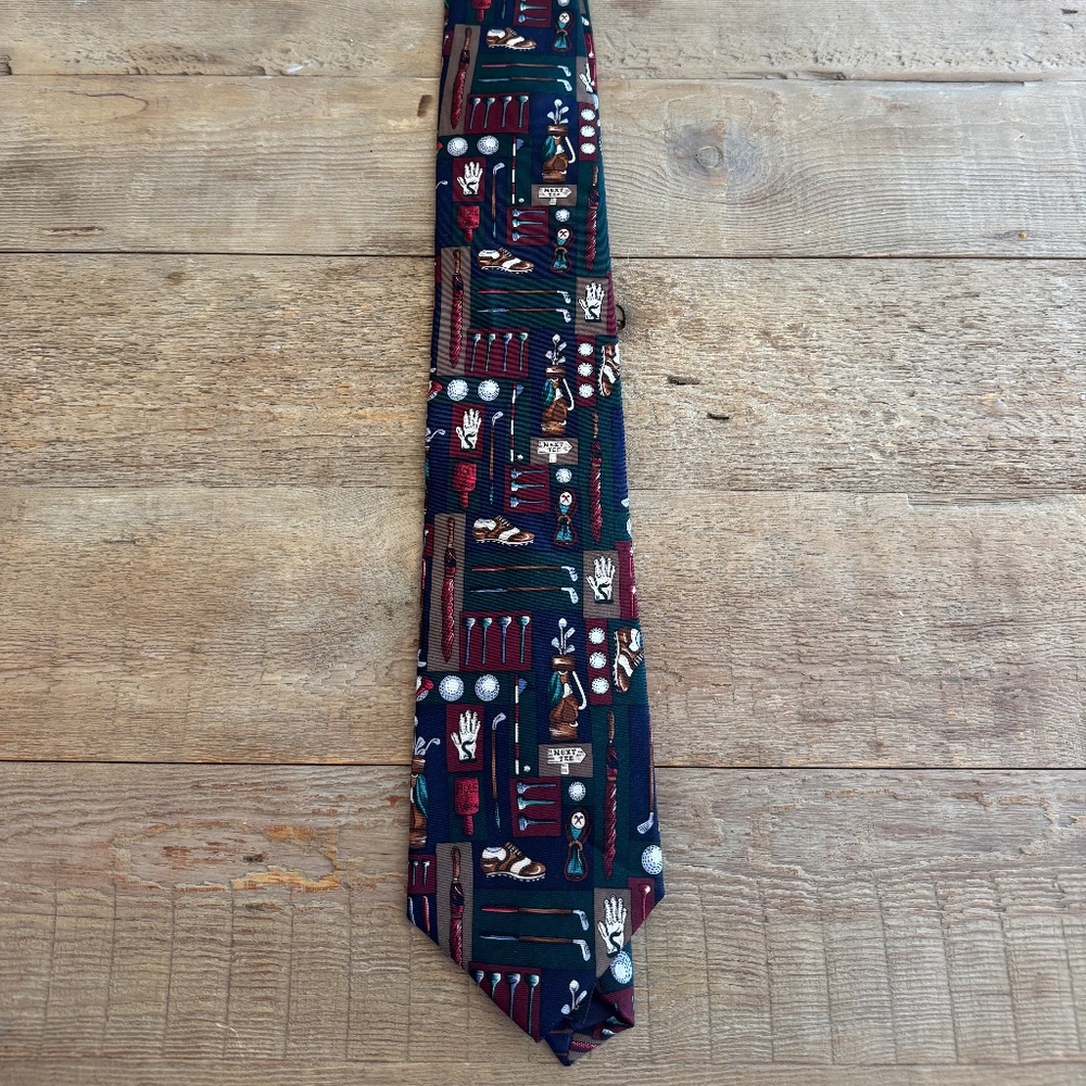 Mark, Fore, & Strike, NWT Golf Tie